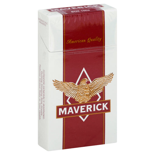 Maverick Cigarettes 20 ea - RED BOX 100'S