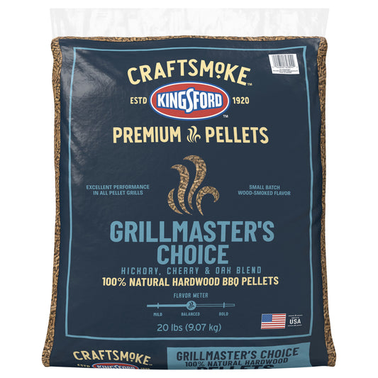 Kingsford Craftsmoke Premium Pellets, BBQ Pellets for Grilling, Grillmaster’s Choice, 20 Pounds
