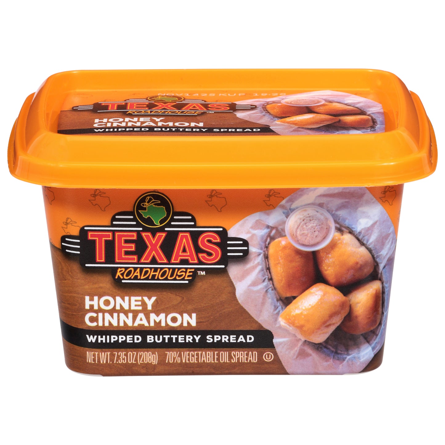 Texas Roadhouse Whipped Honey Cinnamon Buttery Spread 7.35 oz
