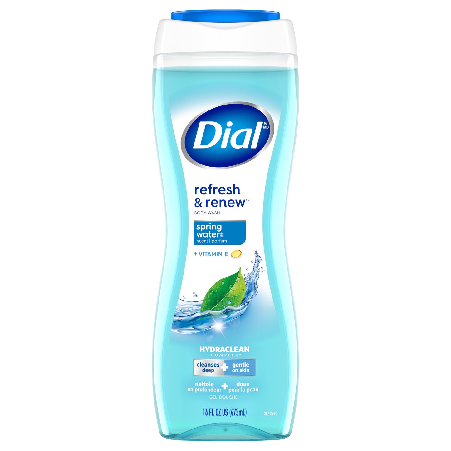 Dial Body Wash, Refresh & Renew Spring Water, 16 fl oz