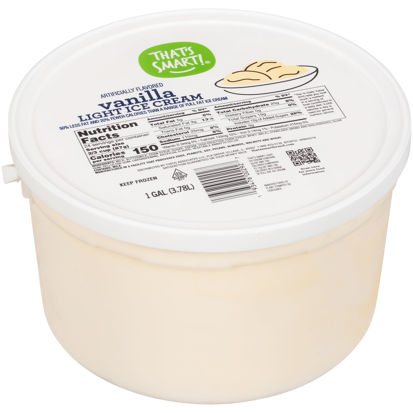 That's Smart Vanilla Light Ice Cream