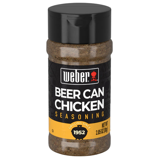 Weber Beer Can Chicken Seasoning, Kosher, 2.85 oz.