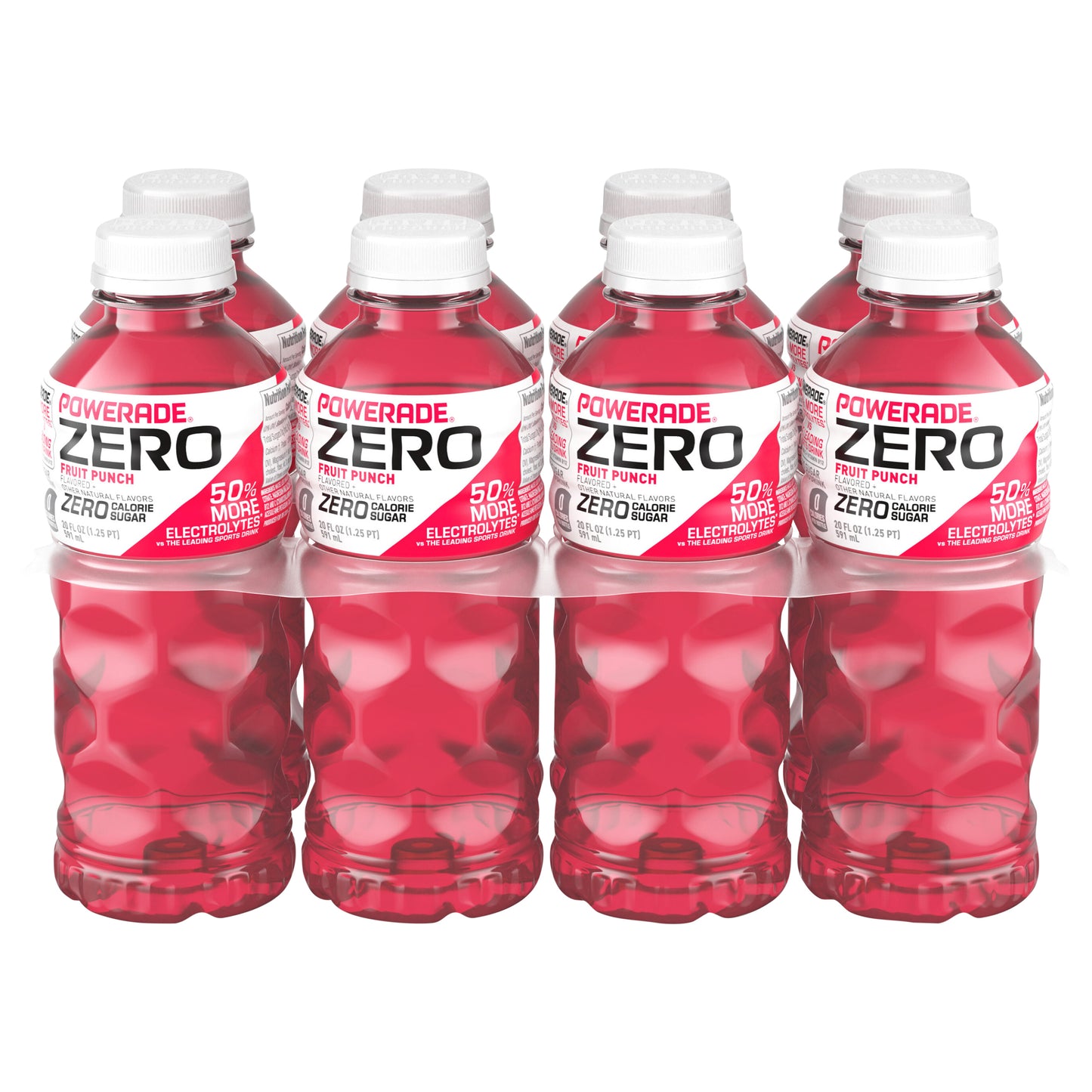 POWERADE Zero Fruit Punch Bottles, 20 fl oz, 8 Pack