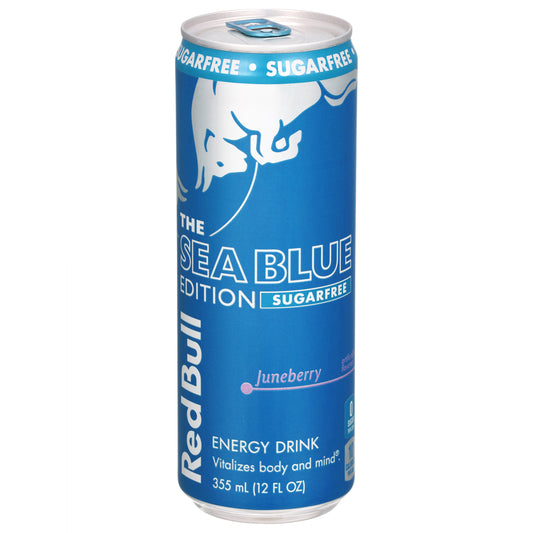 Red Bull The Sea Blue Edition Sugarfree Juneberry Energy Drink 355 ml