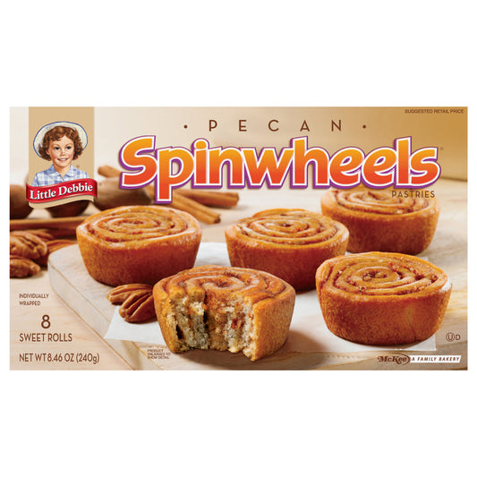 Snack Cakes, Little Debbie Family Pack Pecan SPINWHEELS ® sweet rolls