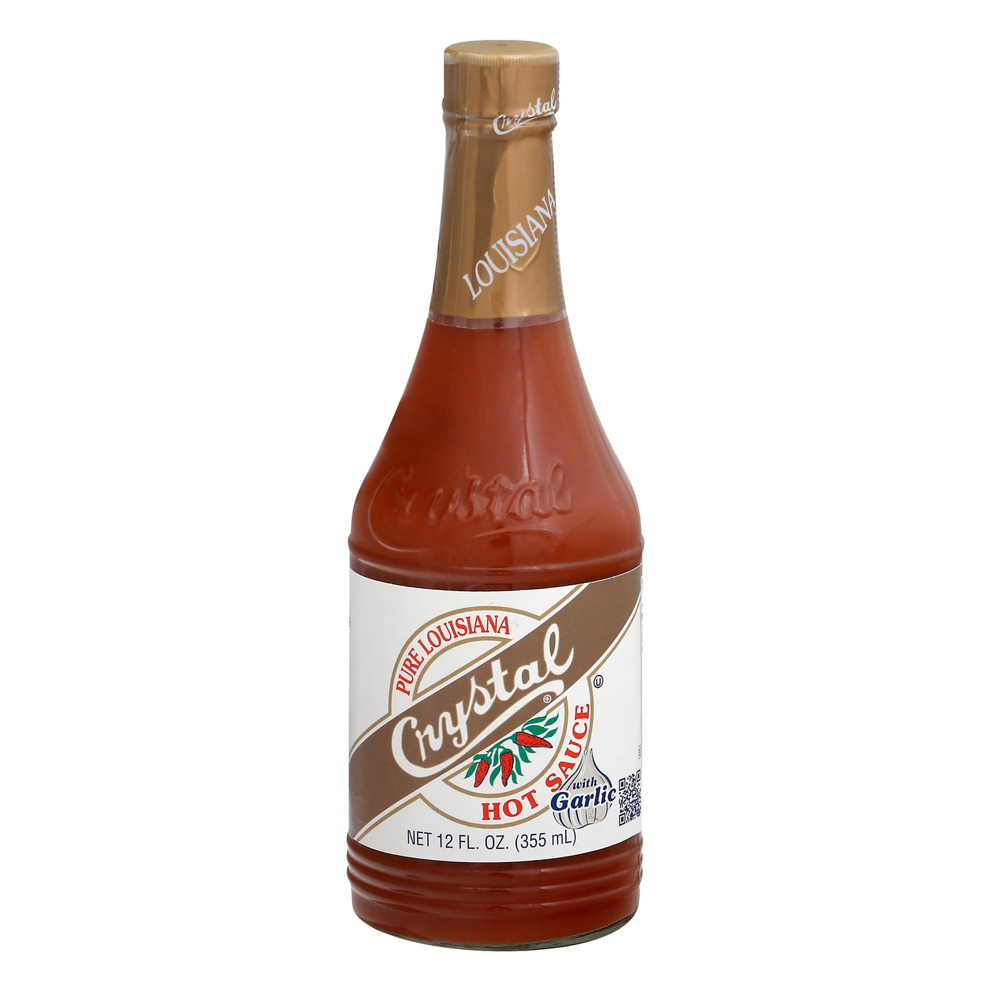 Crystal With Garlic Hot Sauce 12 oz