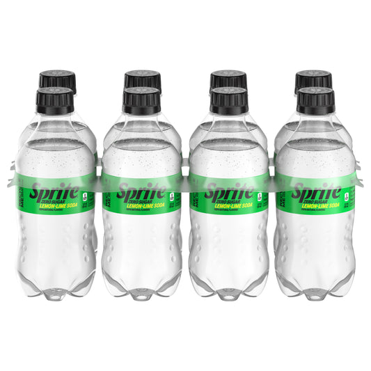 Sprite Zero Sugar Bottles, 12 fl oz, 8 Pack