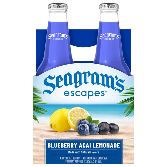 Seagram's Escapes Blueberry Acai Lemonade - 4pk/11.2oz