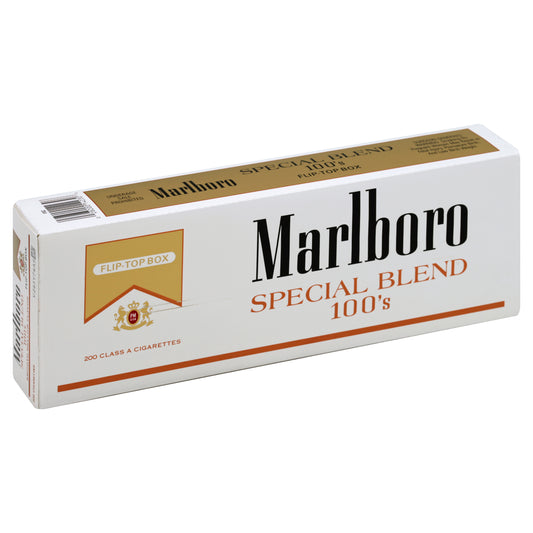 Marlboro Cigarettes 200 ea - SPECIAL BLEND FLIP-TOP BOX 100's