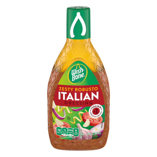 Wish-Bone Zesty Robusto Italian Salad Dressing, 15 FL OZ