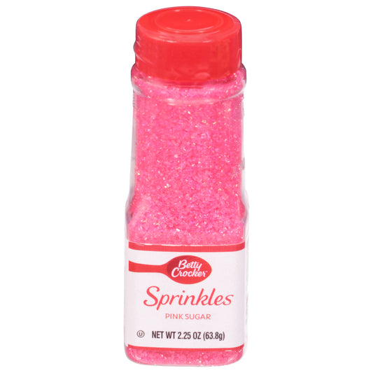 Betty Crocker Pink Sugar Sprinkles 2.25 oz