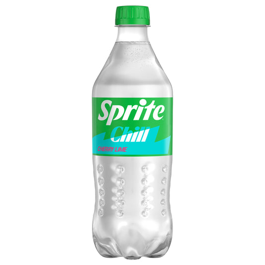 Sprite® Chill Cherry Lime Natural Flavor Soda Soft Drink Bottle, 20 fl oz