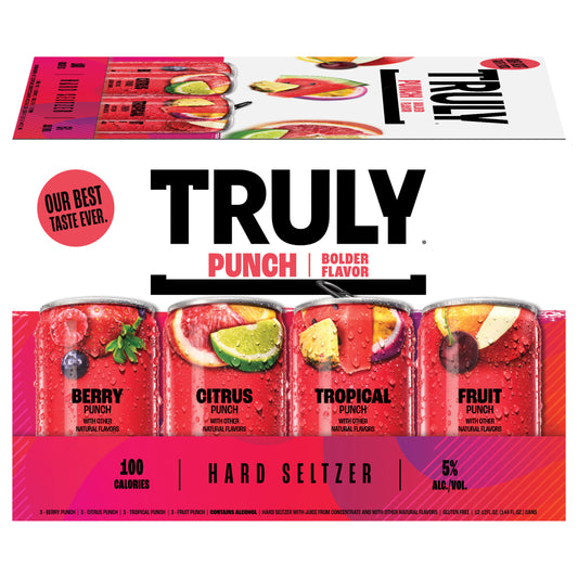 TRULY Hard Seltzer Punch Variety Pack (12 fl. oz. Can, 12pk.)