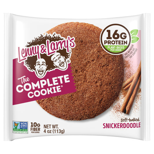 Lenny & Larry's The Complete Cookie®, Snickerdoodle, 4oz- 12ct