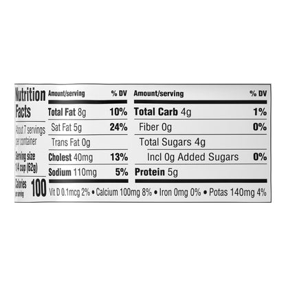 Food Club Whole Milk Ricotta Cheese 15 oz