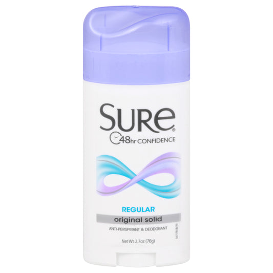 Sure Original Solid Regular Anti-Perspirant & Deodorant 2.7 oz