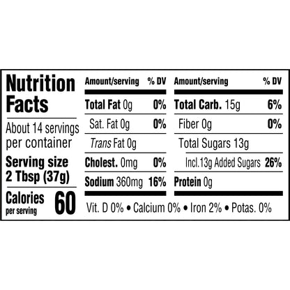 Kraft Sweet & Spicy Slow-Simmered Barbecue Sauce, 18 oz Bottle