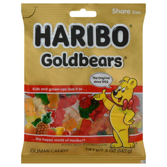 Haribo Goldbears Share Size Gummi Candy 5 oz