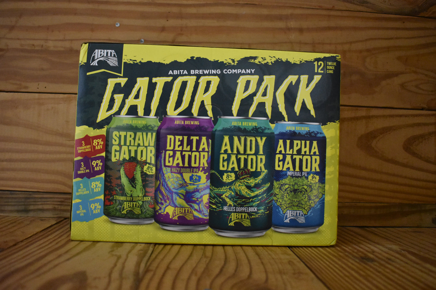 ABITA GATOR PACK 12pk