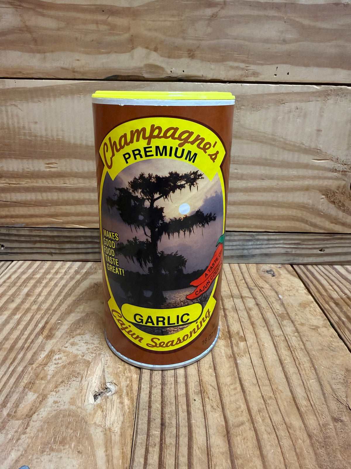 CHAMPAGNES GARLIC CAJUN SEASONING 16OZ