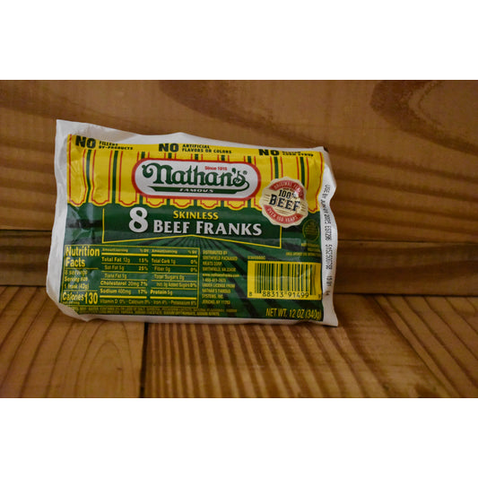 NATHANS BEEF FRANKS'