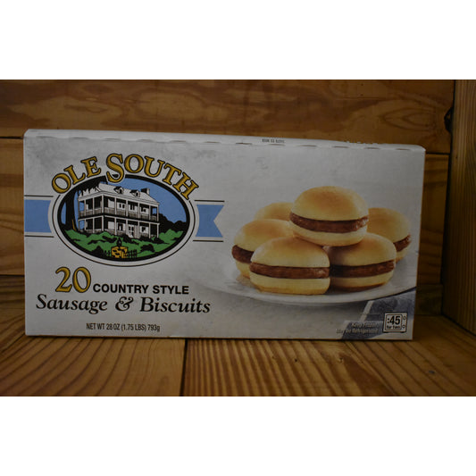 OLE SOUTH 20CT SAUSAGE BISC