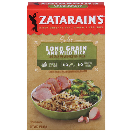 Zatarain's Sides Long Grain and Wild Rice 7 oz