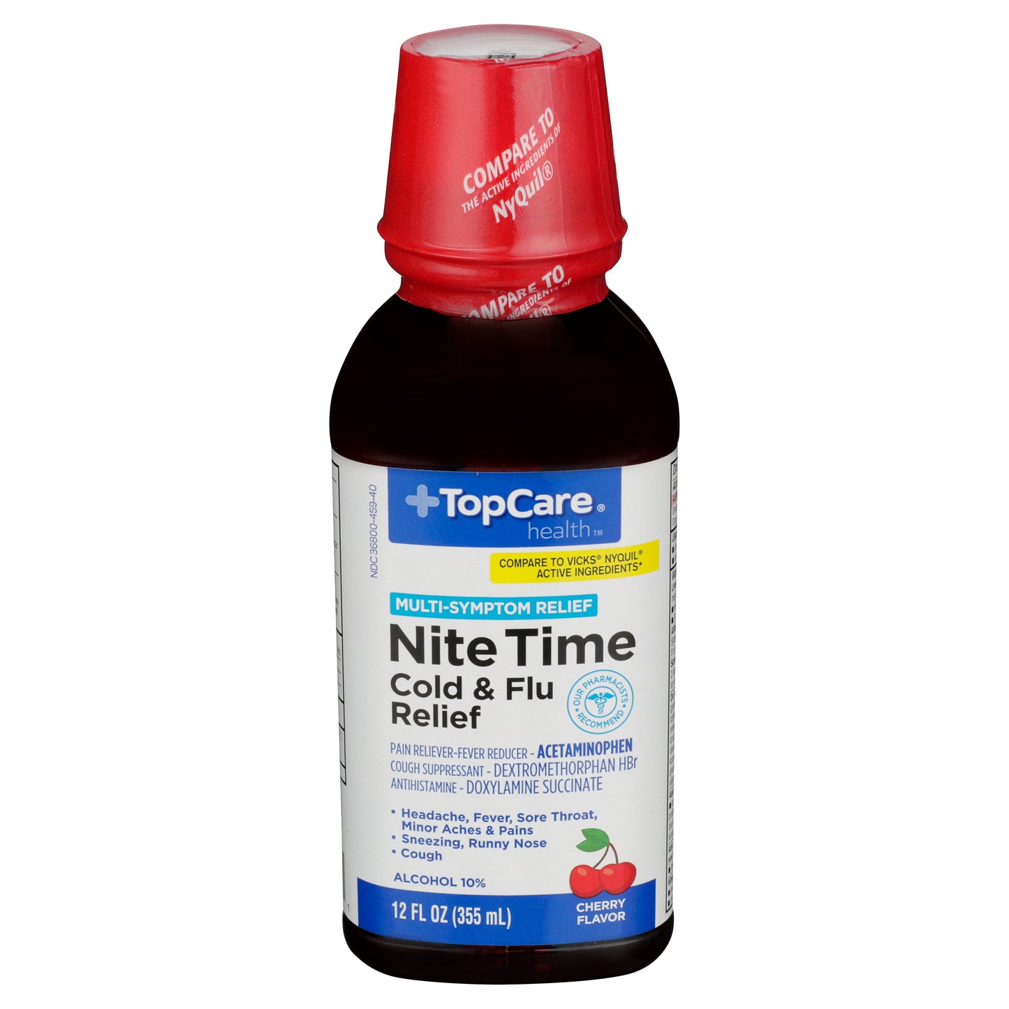 TopCare TOPCARE COLD/FLU NT-TM LIQ CHR 12 OZ