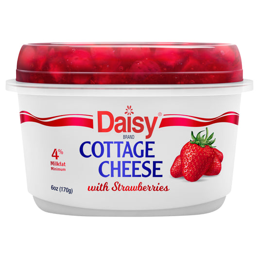 Daisy 4% Cottage Cheese with Strawberry 6 oz
