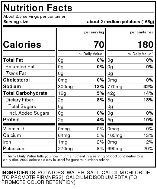 Food Club Whole White Potatoes