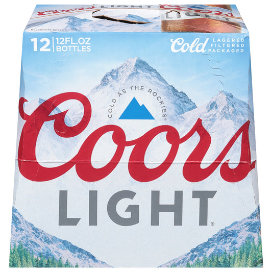 Coors Light Beer 12 - 12 fl oz Bottles