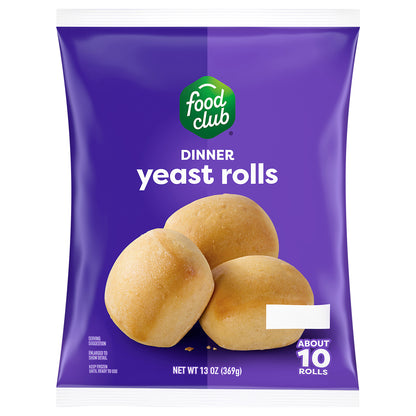 Food Club Dinner Yeast Rolls 13 oz