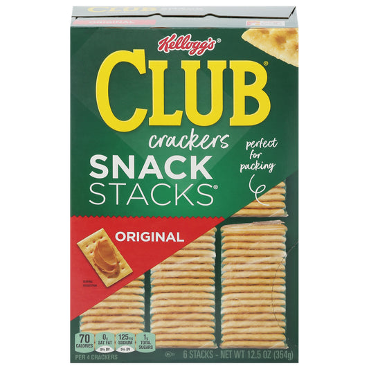 Kellogg's Club Snack Stacks Original Crackers 6 ea