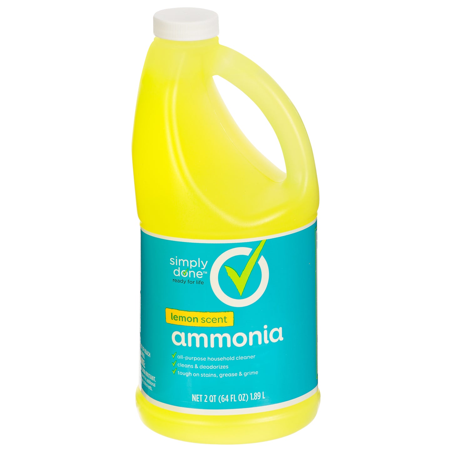Simply Done Lemon Scent Ammonia 2 qt