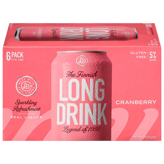 Long Drink Cranberry Gin 6 - 12 fl oz Cans