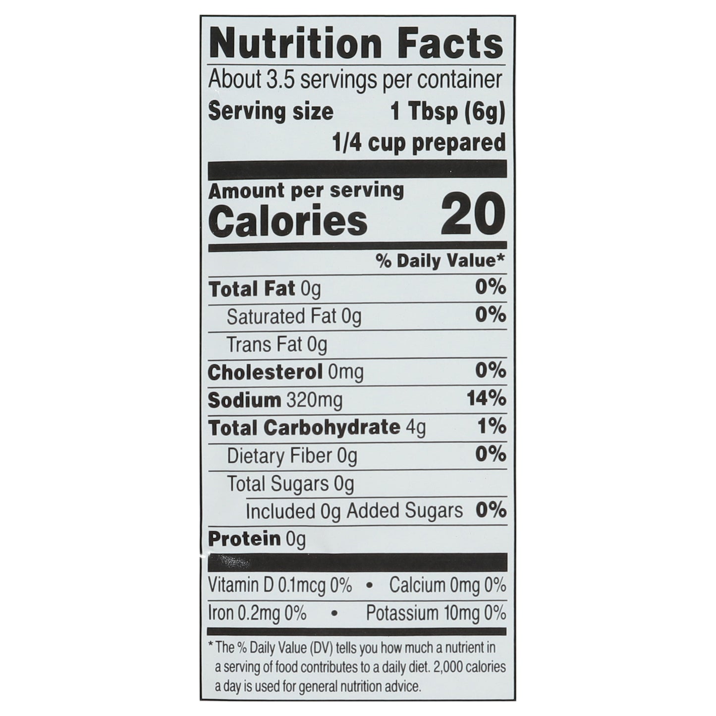 Food Club Turkey Flavored Gravy Mix 0.75 oz