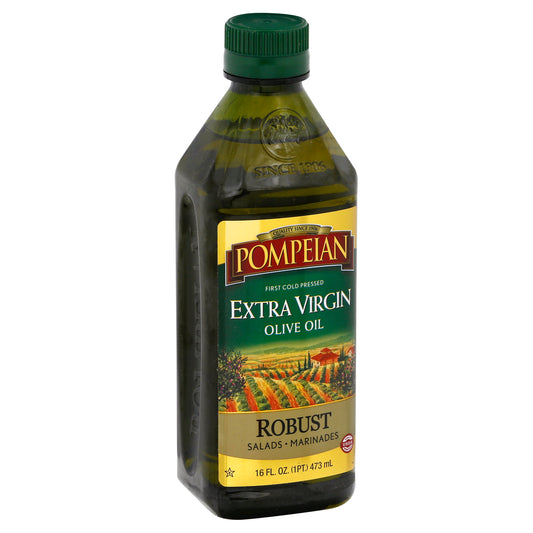 Pompeian Extra Virgin Robust Olive Oil 16 oz