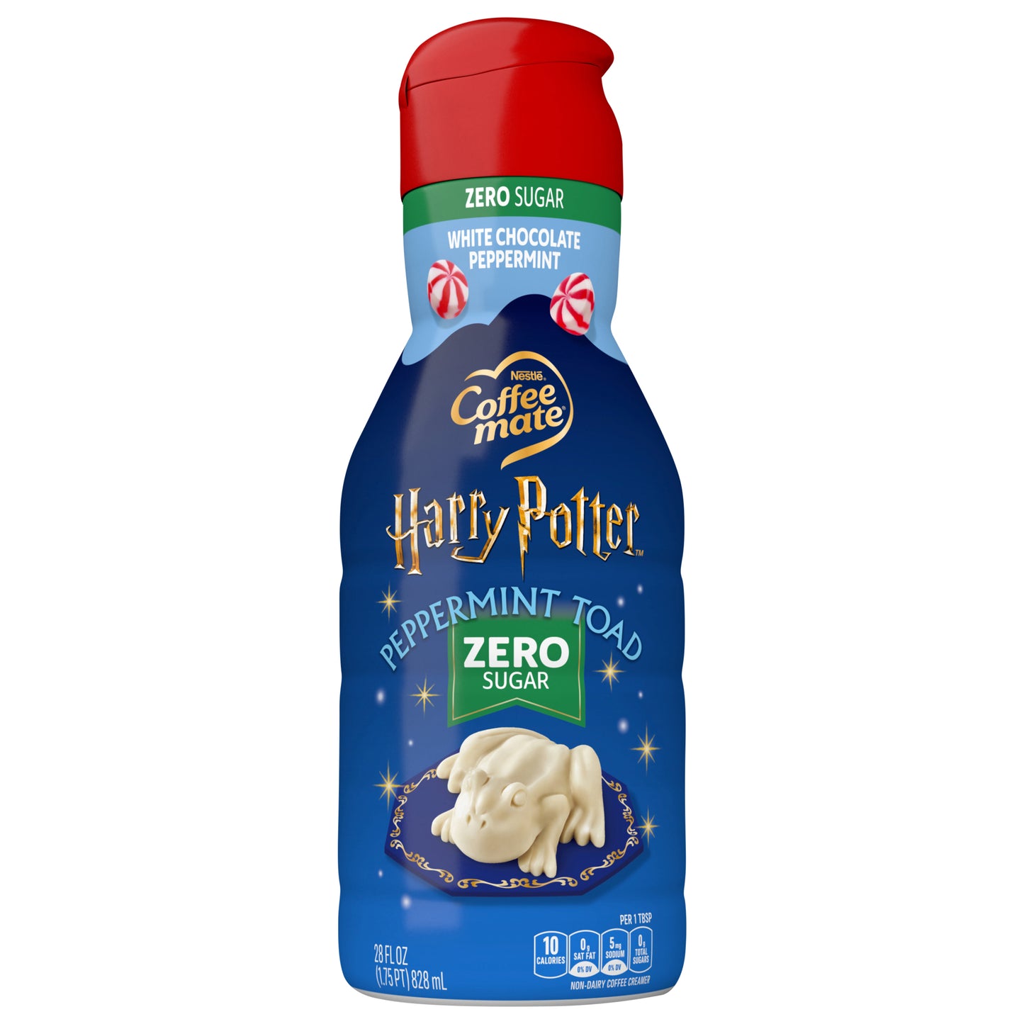 Coffee mate Harry Potter Peppermint Toad, White Chocolate Peppermint Flavored Creamer