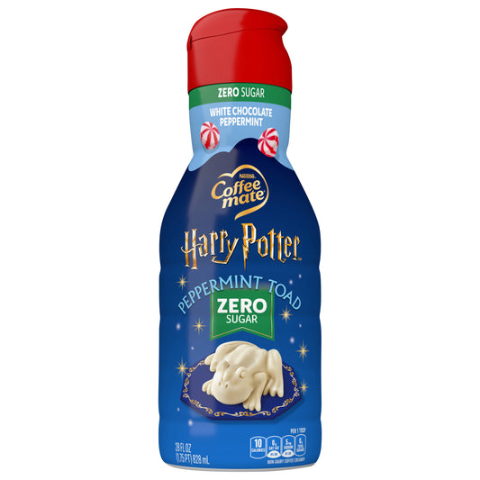 Coffee mate Harry Potter Peppermint Toad, White Chocolate Peppermint Flavored Creamer