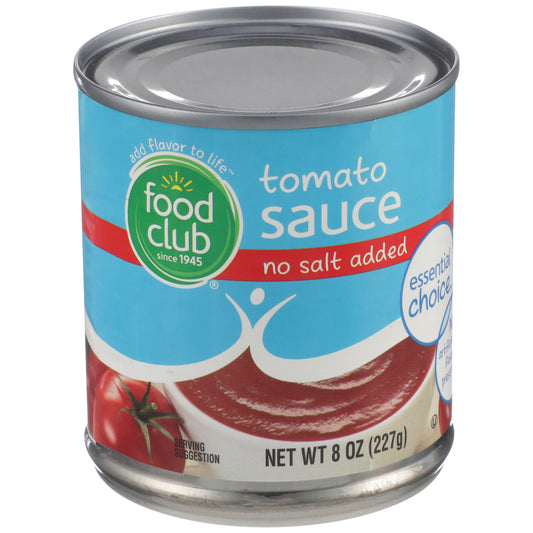 No Salt Added Tomato Sauce