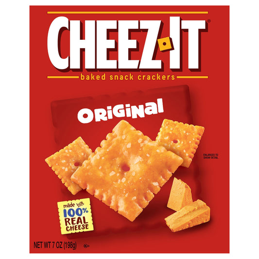 Cheez-It® Original Cheese Crackers - NET WT 7 0Z (198g)