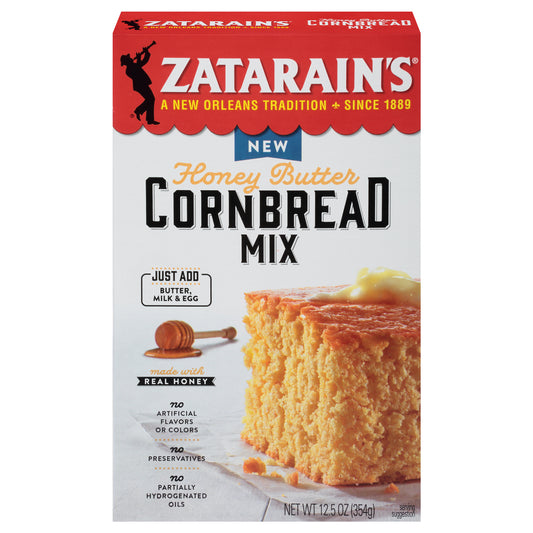 Zatarain's Honey Butter Cornbread Mix, 12.5 oz
