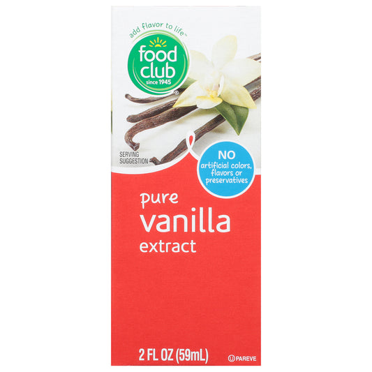 Food Club Pure Vanilla Extract 2 fl oz