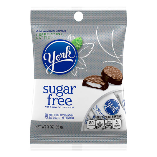 York Dark Chocolate Covered Sugar Free Peppermint Patties 3 oz