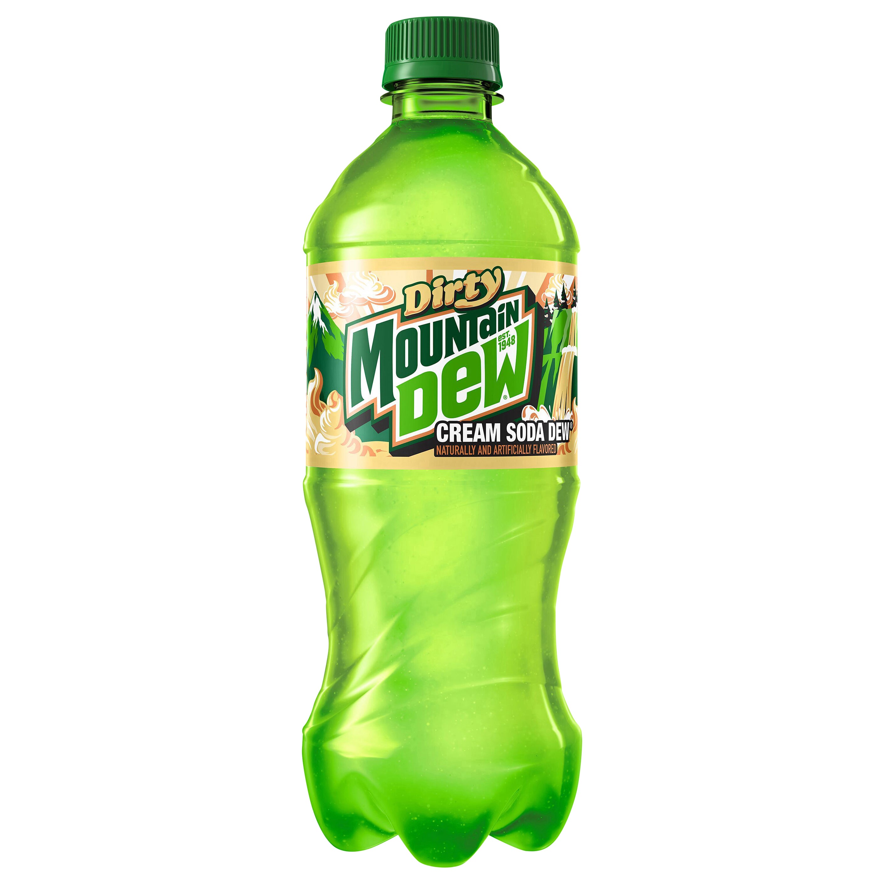 Mountain Dew Dirty Dew Cream Soda 20 Fl Oz – Champagne's Marche