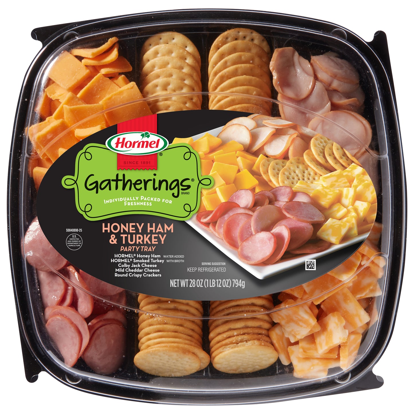HORMEL GATHERINGS Honey Ham & Turkey Party Tray 1.75