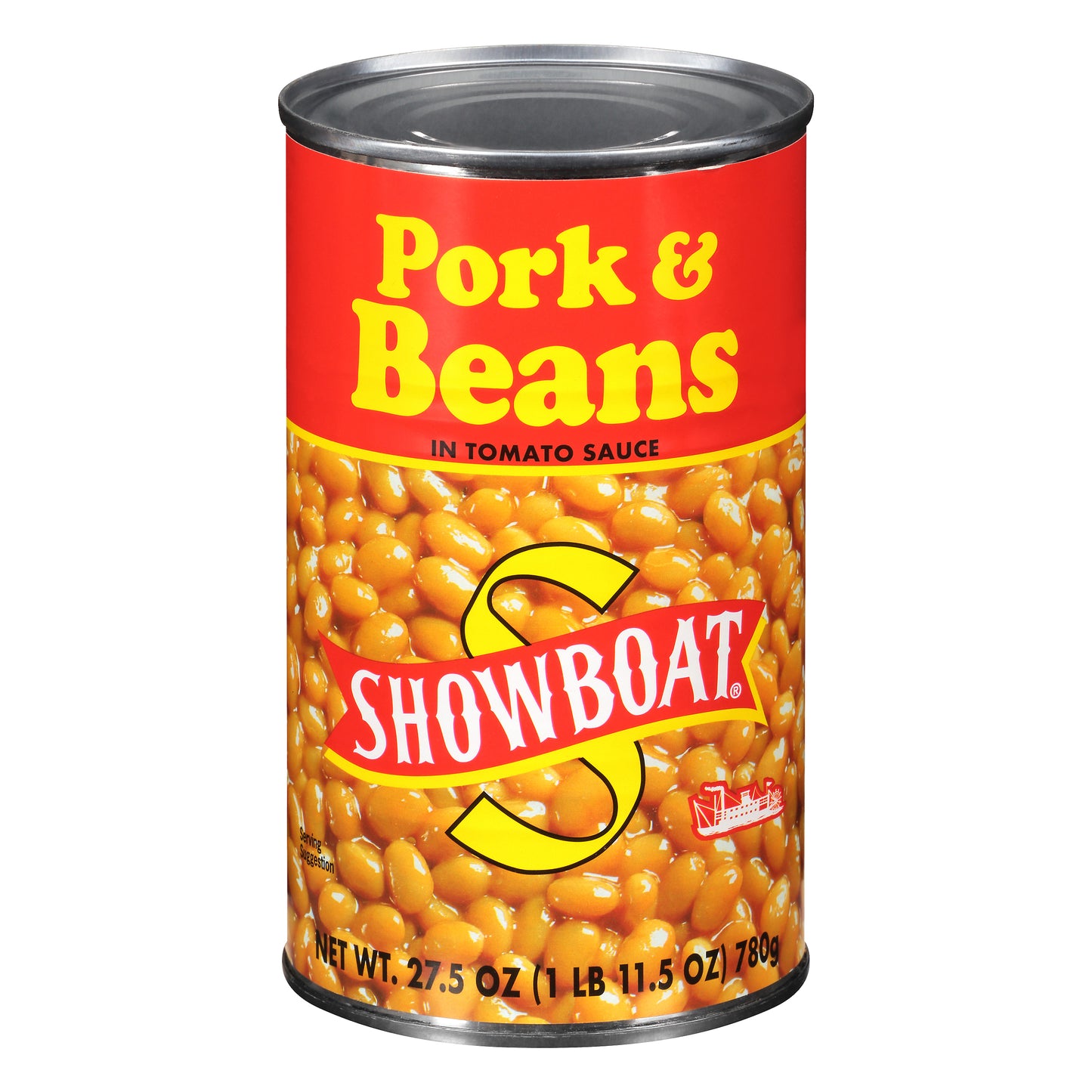 Showboat® Pork & Beans in Tomato Sauce 27.5 oz. Can