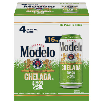 Modelo Chelada Limón y Sal Mexican Import Flavored Beer
