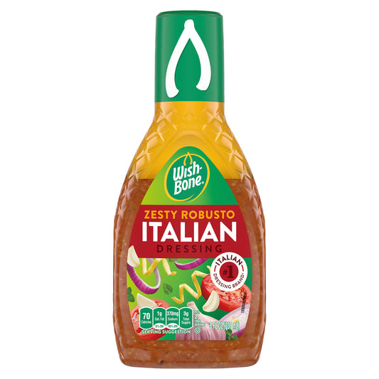 Wish-Bone Zesty Robusto Italian Salad Dressing, 8 FL OZ