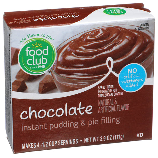 Chocolate Instant Pudding & Pie Filling